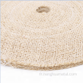 Roue de polissage de polissage de sisal blanc